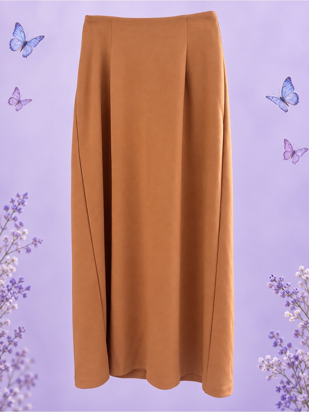 Uniqlo Camel Maxi Skirt